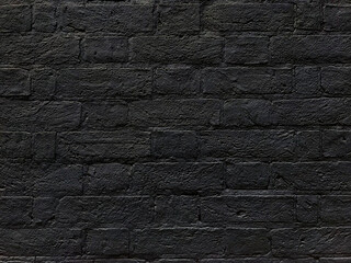Solid colored brick wall
