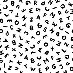 Hand drawn seamless pattern.