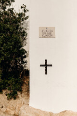 Iglesia en Santa Eulalia del Rio. Puig de Missa, Ibiza.