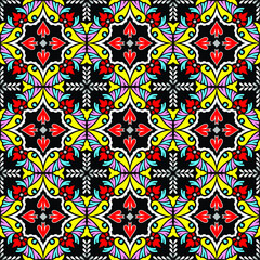 colorful seamless vector pattern design.