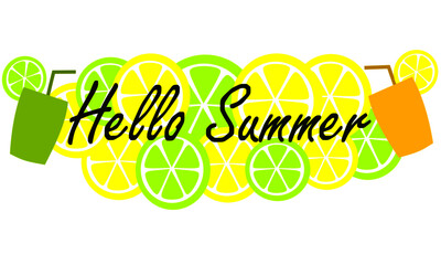 Vector seamless lemon pattern. (summer,texture,free space for text,summer design)