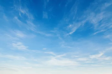Zelfklevend Fotobehang panorama witte wolk met blauwe hemel natuur achtergrond © lovelyday12