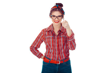 woman pointing at you, I want you concept