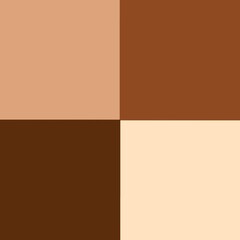 Fototapeta premium human skin tone on white background illustration