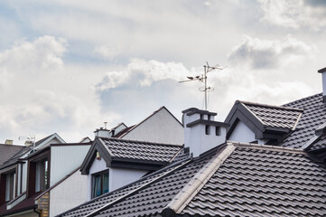 row of some white houses
