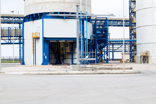 Loading Bay Silos In Power Plant