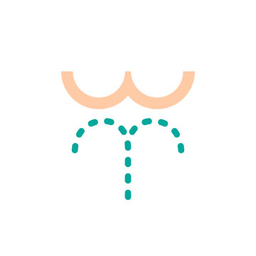 Bidet Symbol Icon, Vector Illustration