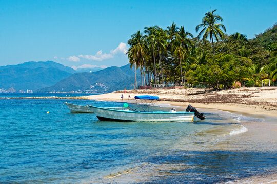 Secluded beach near Puerto Vallarta