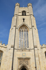 Clocher carré à Cambridge, Angleterre