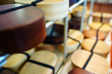 Japanese wood bento lunch box called 