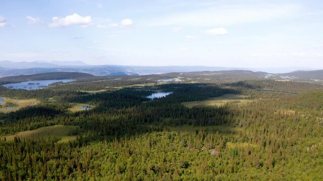 Drone in Hallingdal. Recorded in &Aring;l.