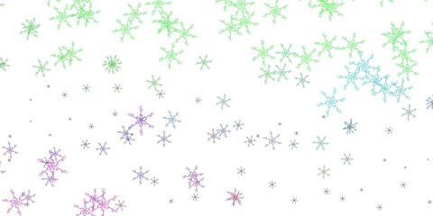 Light Multicolor vector texture with curves.