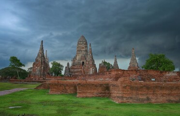 wat phra si sanphet in ayutthaya thailand