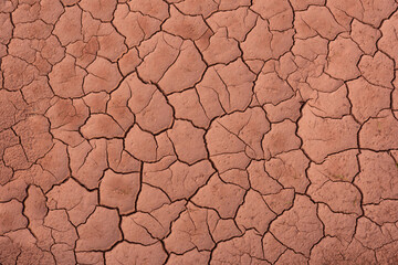 Dry cracked dirt ground background texture