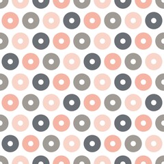 Seamless pattern with colorful circles