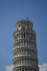 Fototapeta na wymiar The leaning tower of Pisa, Tuscany - Italy
