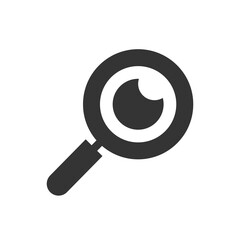 Simple illustration of a search icon