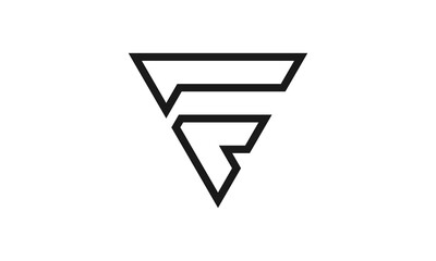 f, f logo, abstract, icon, symbol