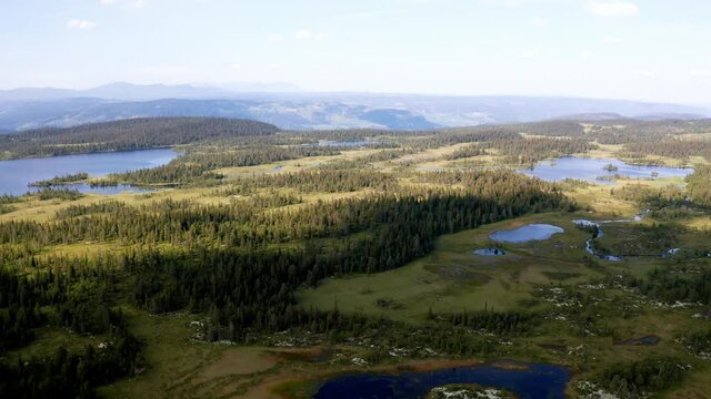 Drone in Hallingdal. Recorded in &Aring;l.