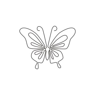 Butterfly Line Drawing Images – Browse 36,438 Stock Photos, Vectors ...