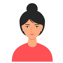 Portrait of a young woman. Image of a pretty girl.