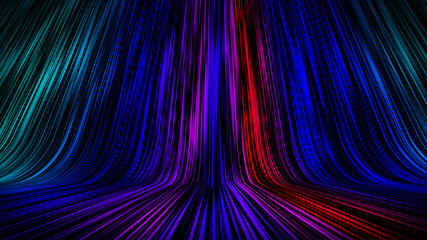 Line color speed line Abstract background,3D rendering.
