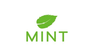 mint, green, fresh, mint logo, m