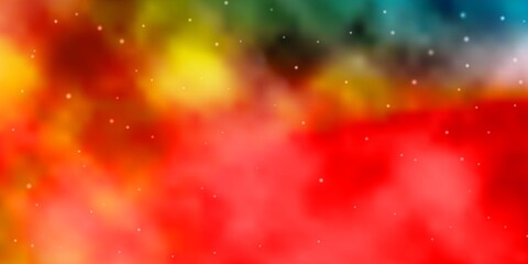 Light Multicolor vector texture with beautiful stars. Modern geometric abstract illustration with stars. Theme for cell phones.