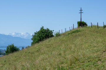 Fototapeta premium Am Bodensee bei Lindau, Oberreitnau