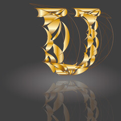 Polygonbuchstabe U 5