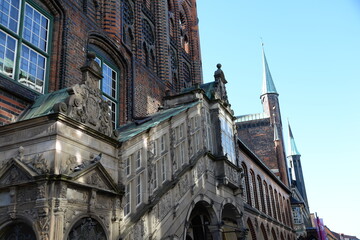 Fototapeta premium Rathaus in Luebeck