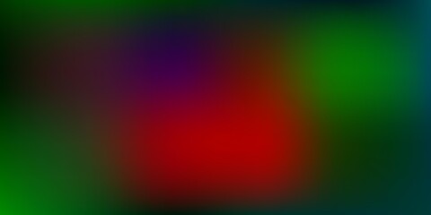 Dark Multicolor vector gradient blur pattern.
