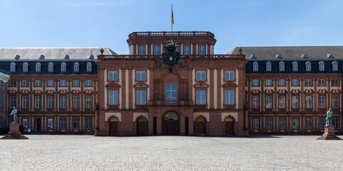 View from the entrance to the Mannheim Castle © A.Freund