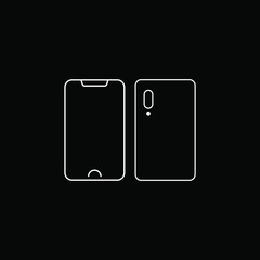 mobile icon vector