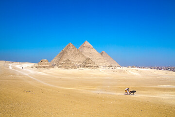 Great Pyramid of Giza, UNESCO World Heritage site, Cairo, Egypt.