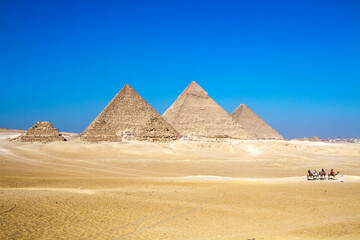 Great Pyramid of Giza, UNESCO World Heritage site, Cairo, Egypt.