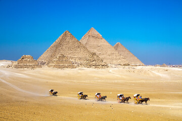 Great Pyramid of Giza, UNESCO World Heritage site, Cairo, Egypt.
