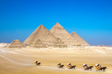 Great Pyramid of Giza, UNESCO World Heritage site, Cairo, Egypt.