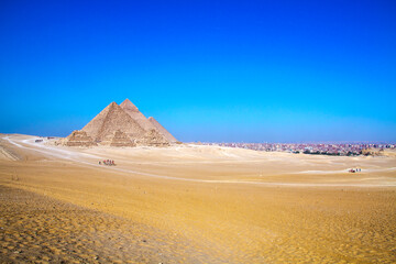 Great Pyramid of Giza, UNESCO World Heritage site, Cairo, Egypt.