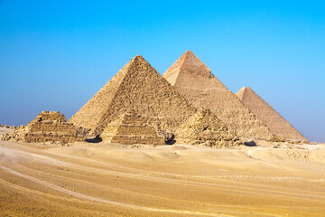 Great Pyramid of Giza, UNESCO World Heritage site, Cairo, Egypt.