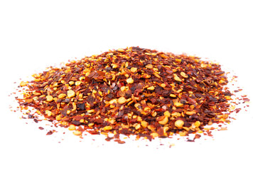 Guajillo Chilli Flakes in white natural spice