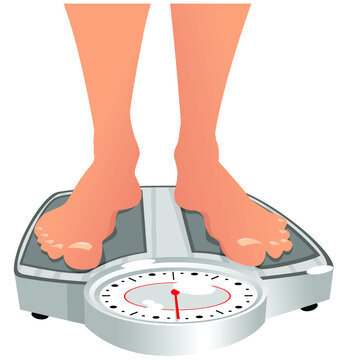 Feet On Weighing Scales