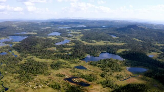 Drone in Hallingdal. Recorded in &Aring;l.