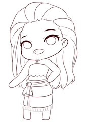 Illustration Cartoon SD Cute Kids
