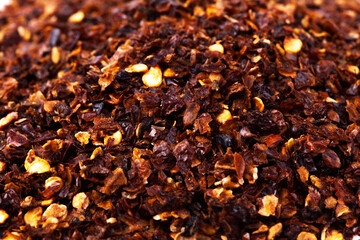 Habanero chilli Flakes in white natural spice