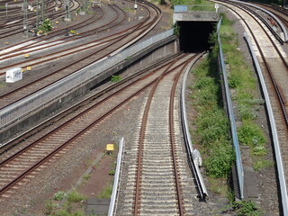 Fototapeta premium Eisenbahngleise