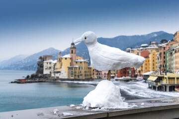 Neve a Camogli