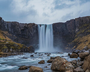 Fototapeta na wymiar Cascada Islandia