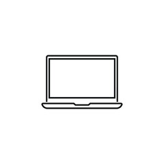 laptop icon vector