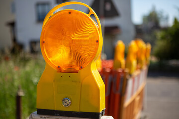 Baustellen Warnleuchte